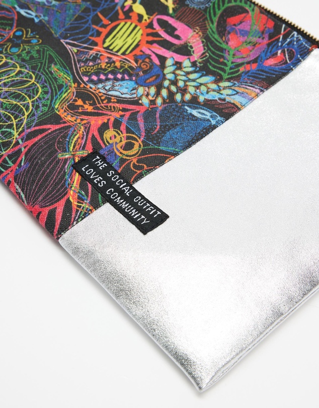 The Social Outfit - Katha Spliced Clutch
