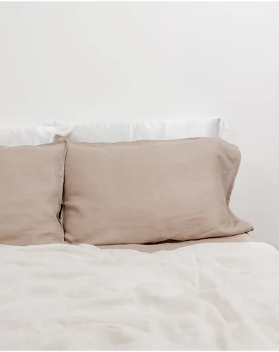 SILK MAGNOLIA - French Linen Pillowcase