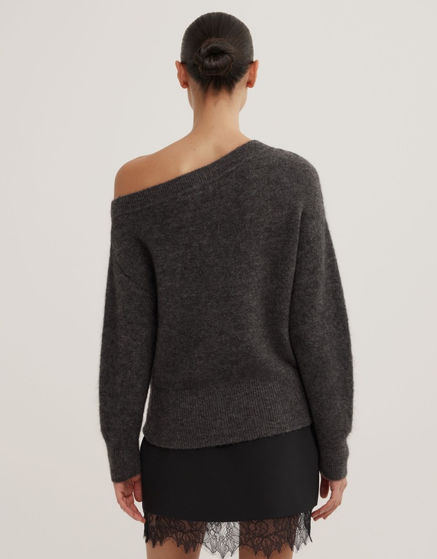 Witchery - Fluffy Asymmetric Knit