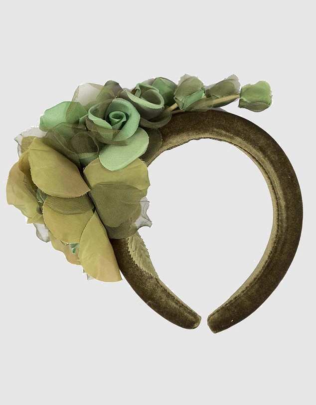Max Alexander - Velvet Flower Fascinator Headband