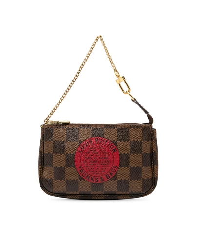 Pre-Loved by Azura Reborn - Pre-Loved Damier Ebene Trunks and Bags Mini Pochette Accessoires