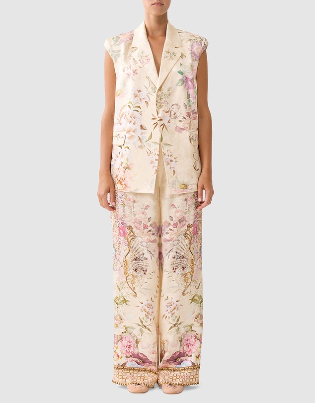 Camilla - Wide Leg Waisted Pants