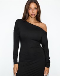 Dazie - Nightcap One Shoulder Maxi Dress