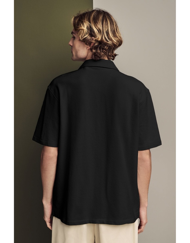NEXT - Heavyweight Textured Short Sleeved Jersey 100% Cotton Shirt