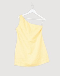 Revibe - Repaired Lover Alora One Shoulder Mini Dress - AU 12