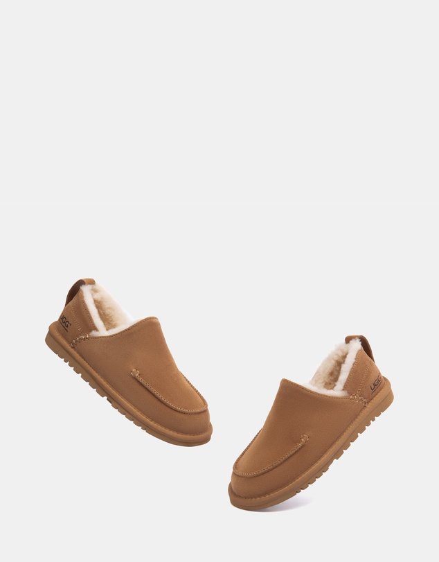 EVERAU - Australian Shepherd Ugg Mireve Cow Suede Upper Loafer Oxfords Flats