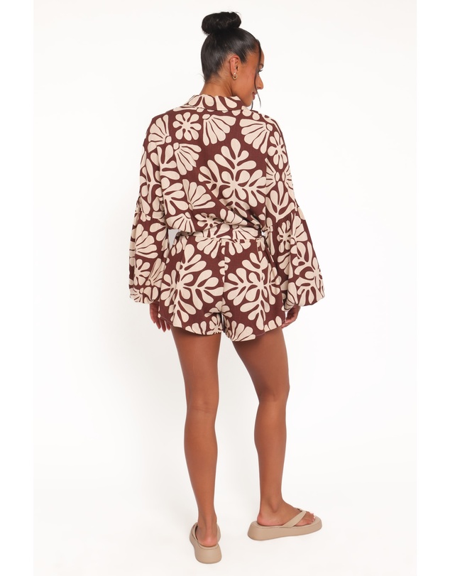 Petal & Pup - Tansy Playsuit - Brown Floral
