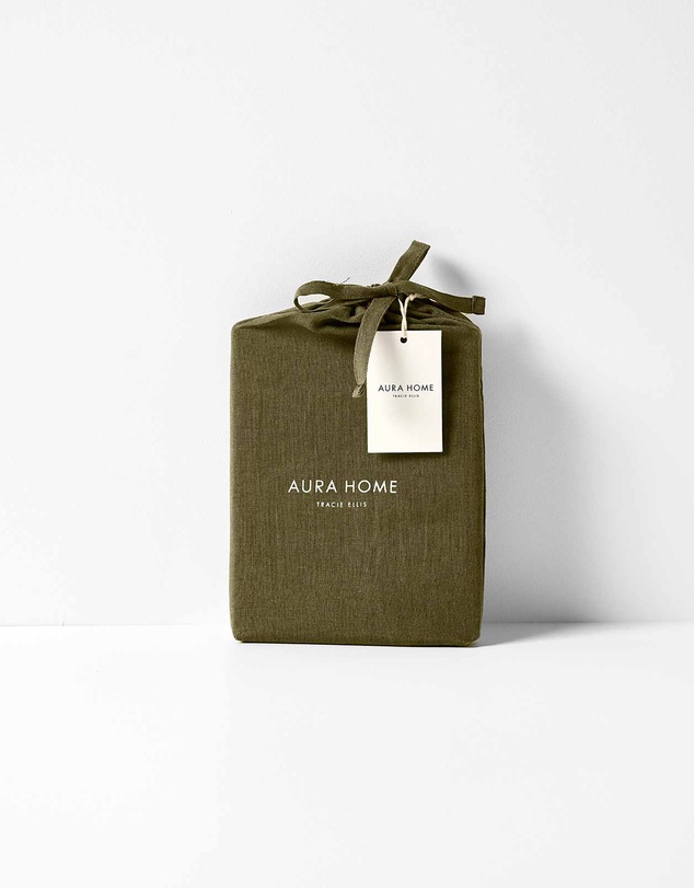 Aura Home - Emile Linen European Pillowcase