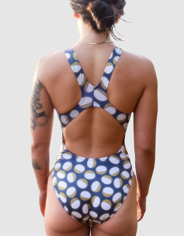 Salty Johnson - Coconuts Thick Strap One Piece