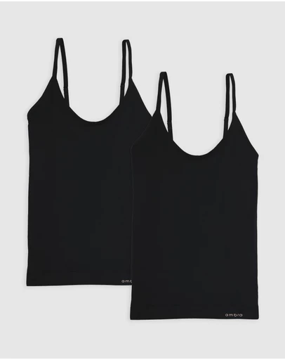 Ambra - 2 Pack Bondi Bare Singlet