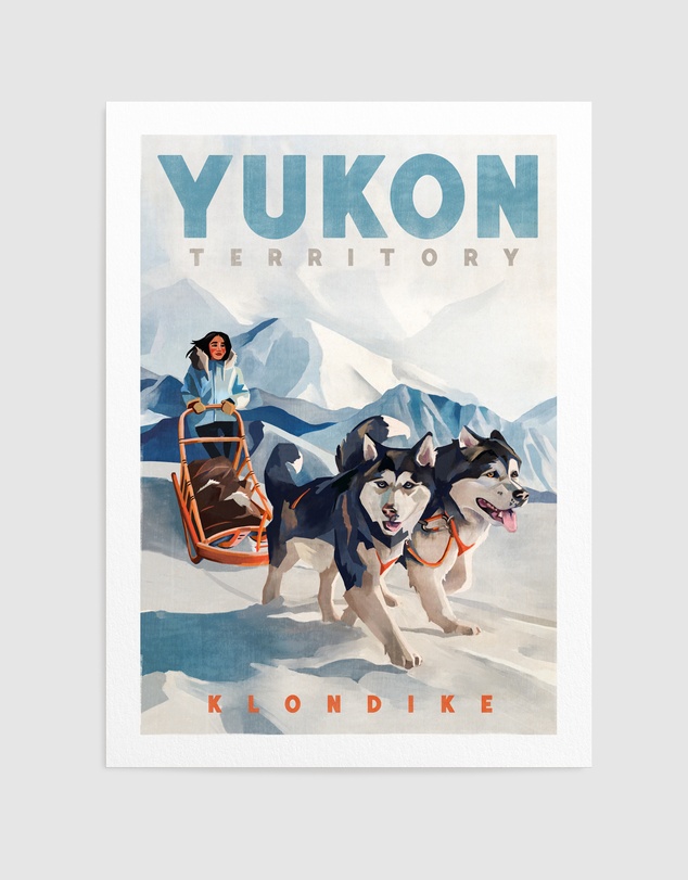 Olive et Oriel - Yukon Poster by The Whiskey Ginger Art Print