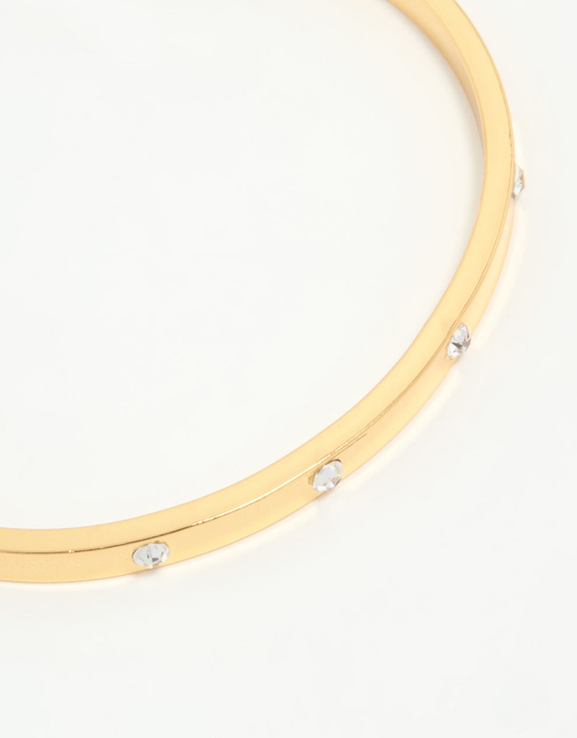 Lovisa - Gold Plated Diamante Wrist Cuff