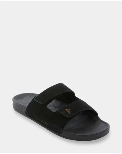 Quiksilver - Mens Sunset Nubuck Double Adjustable Slides