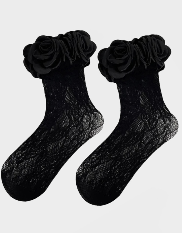 High Heel Jungle - Lace Ring A Rosie Socks