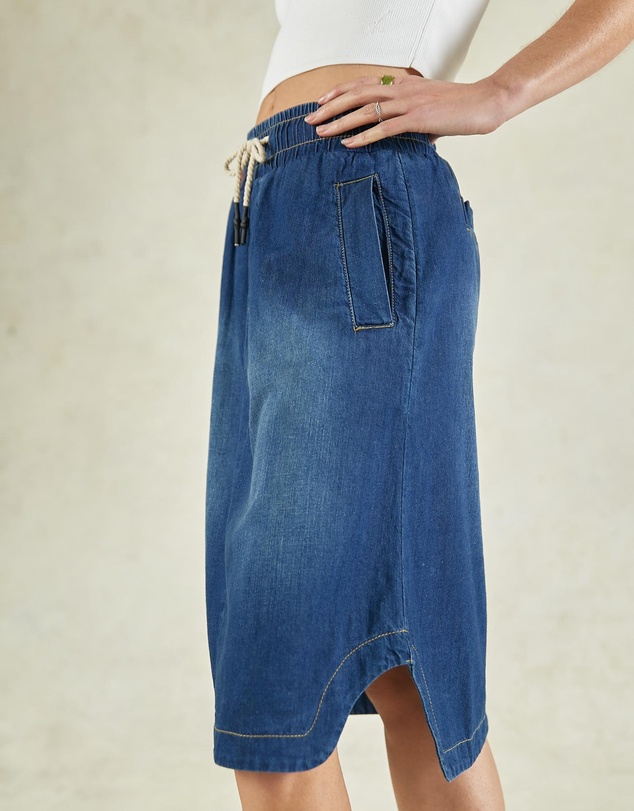 DRICOPER DENIM - Cecil Indigo Skirt