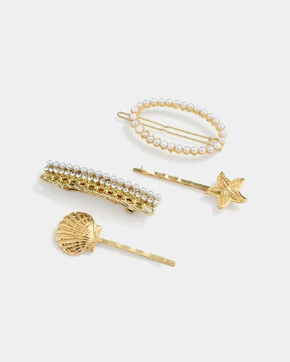 Forcast - Lila 4pc Hair Pin Set