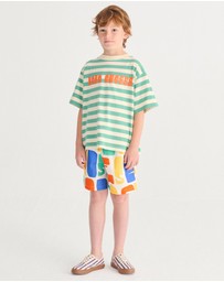Bobo Choses - Modern Striped T-Shirt - Babies-Teens