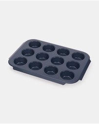 Joseph Joseph - Nest™ Bake 12-cup Non-Stick Muffin Tray with Easy-Pull Handles