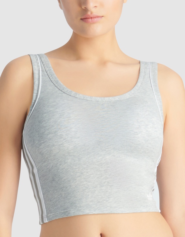 adidas Originals - Adicolor Comfort Flex Cotton Padded Cami Crop Top