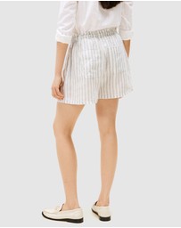 Tommy Hilfiger - Pure Linen Wide Leg Shorts
