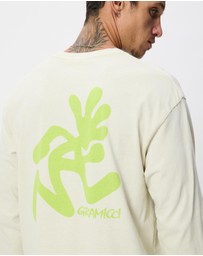 Gramicci - Running Man Pigment Dyed LS Tee
