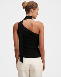 Forever New - Isla Scarf Knitted Top