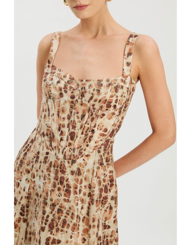 Bardot - Lilah Corset Midi Dress