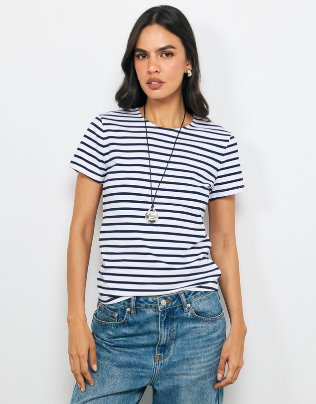 AERE - Stripe Cotton Baby Tee