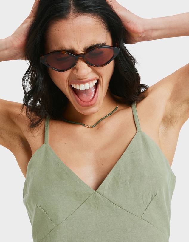 Roxy - Womens Santorini Slip Mini Dress