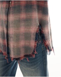 THE TALES - Cutaway Bleached Flannel Shirt