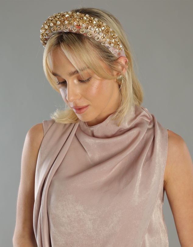 Morgan & Taylor - Zelda Headband in Gold