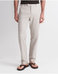Sportscraft - Jeffery Linen Blend Suit Pant