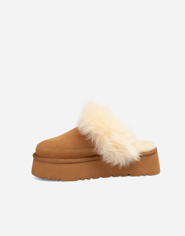 Ozwear Connection Uggs - UGG Daniela Premium Platform Slipper (Elastic Logo & Wool Strap – Detachable)