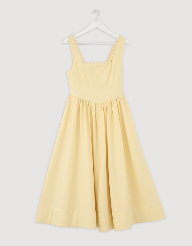 Revibe - Repaired BY JOHNNY. Nova Scallop Midi Dress - AU 10