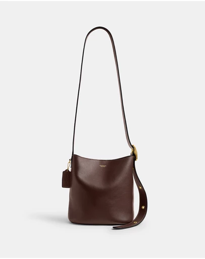 Coach - Natural Grain Leather Bleecker Bucket Bag 21