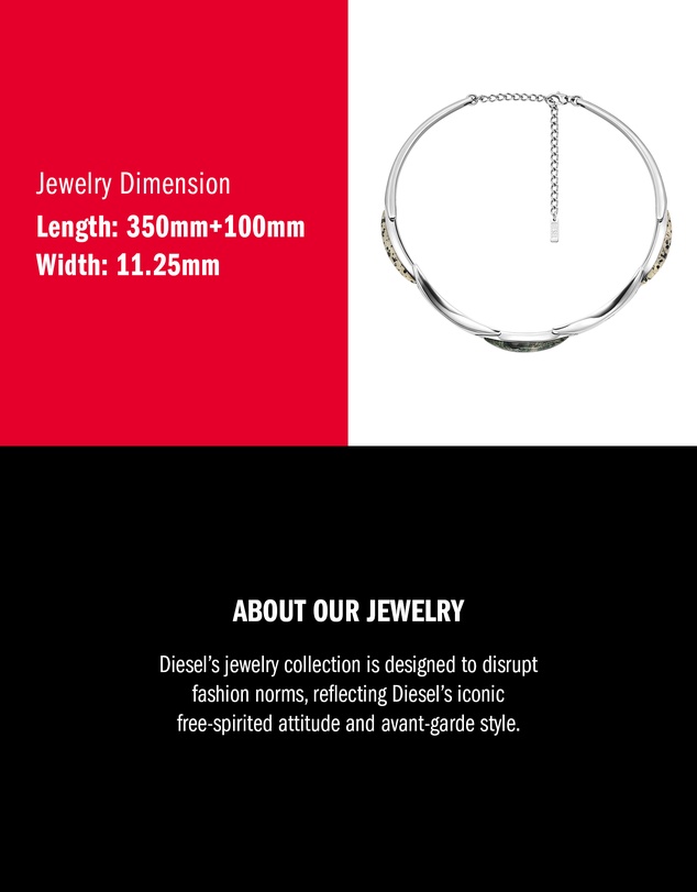 Diesel - Metamorph Silver Necklace