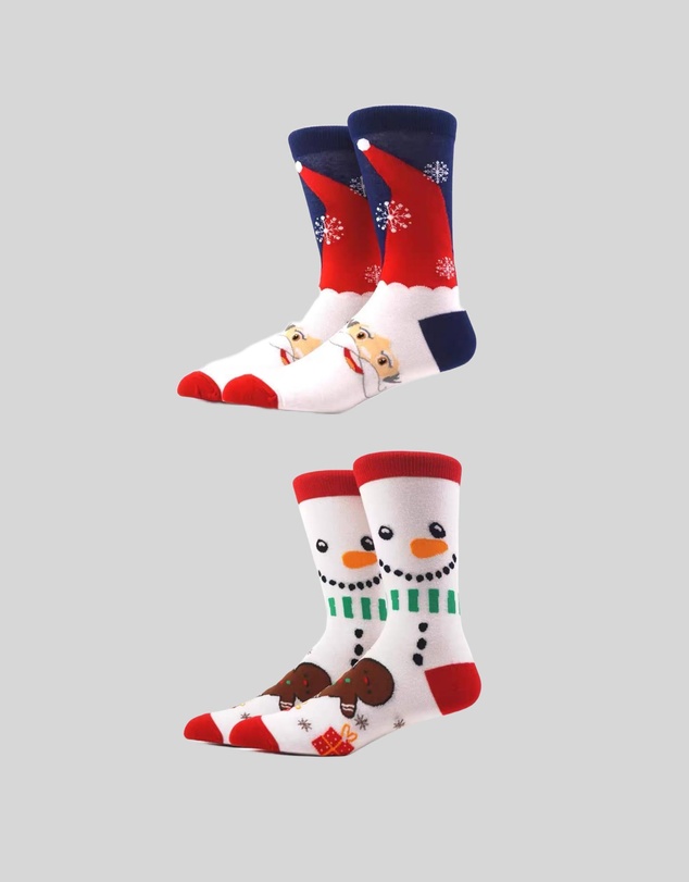KAJA Clothing - Interesting Colorful Christmas Socks Novel and Comfortable Holiday Socks