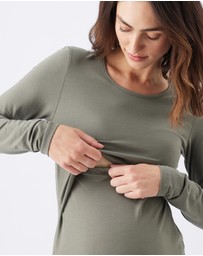 Ripe Maternity - Organic Cotton Nursing Top