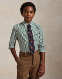 Polo Ralph Lauren - Striped Cotton Poplin Shirt - ICONIC EXCLUSIVE - Teens