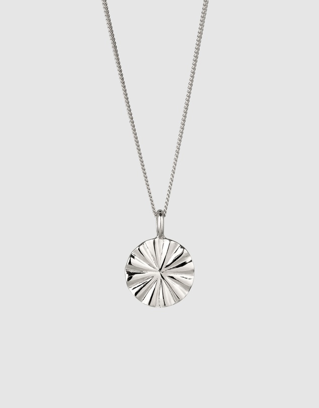 Elli Jewelry - Sunburst Pendant Necklace in 925 Silver