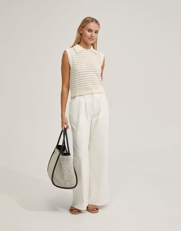Oxford - Tory Cotton Knitted Vest