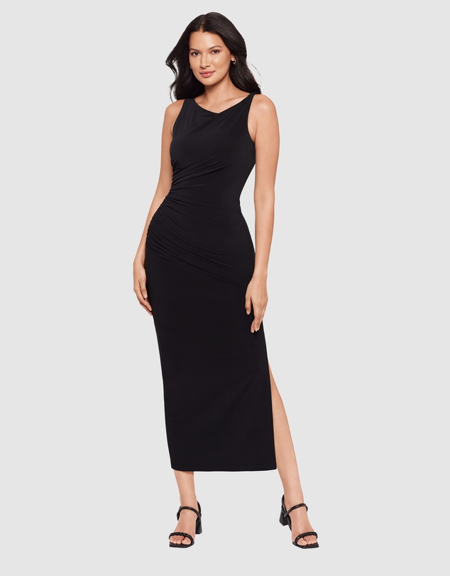 Miraclesuit Shapewear - Maxi Bodycon Shaping Dress With Side Slit