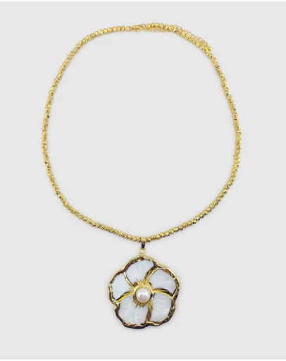 Miz Casa and Co - Flora Pearl Necklace