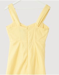 Revibe - Repaired Lover Neroli Twist Bust Midi Dress - AU 10