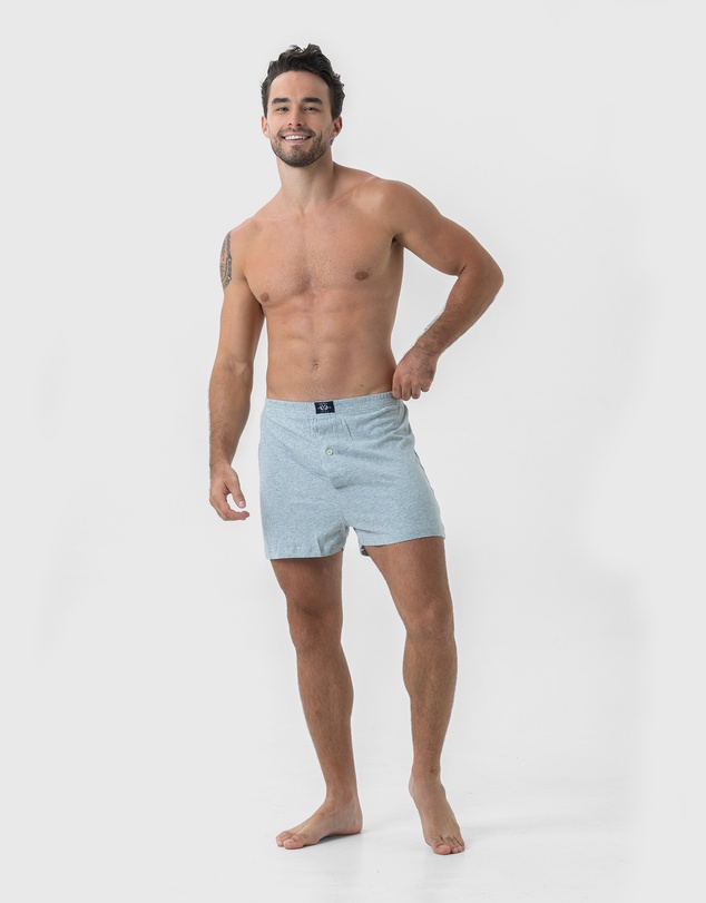 Coast Clothing - 2 Pack Knit Boxers - Grey