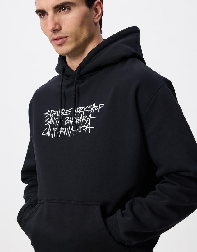S Double - Address Text Pullover Hoodie