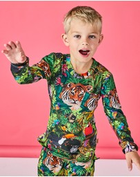 Kip&Co - Jungle Life Organic Cotton LS Top Pants Pyjama Set - Kids-Teens