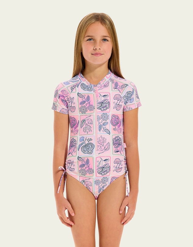 Seafolly - Bloom Floral Paddlesuit - Teens