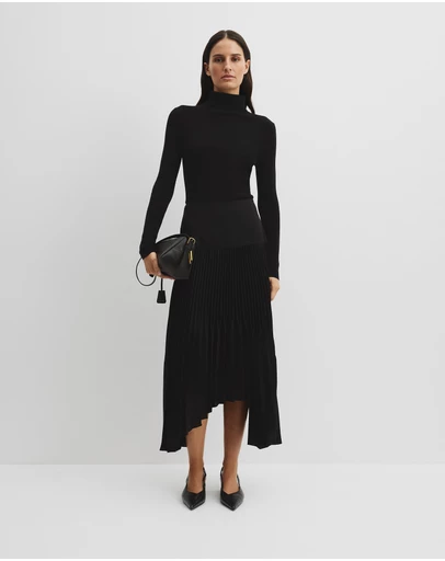 Country Road - Plisse Midi Skirt