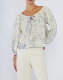 Amelius - Fresco Linen Billow Blouse